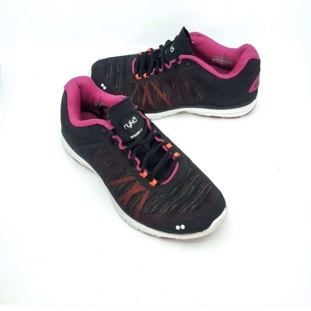 Ryka Dynamic 2.5 shoes athletic women's sz 6 black purple SH231
